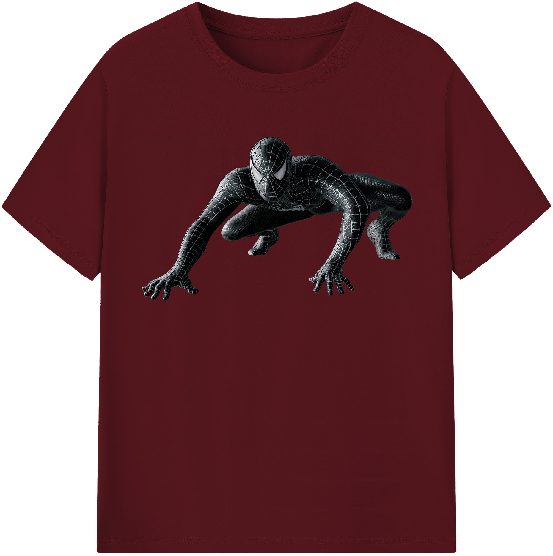 （画像用） Spider Man スパイダーマン 綿100％半袖Tシャツ（フロントプリント）